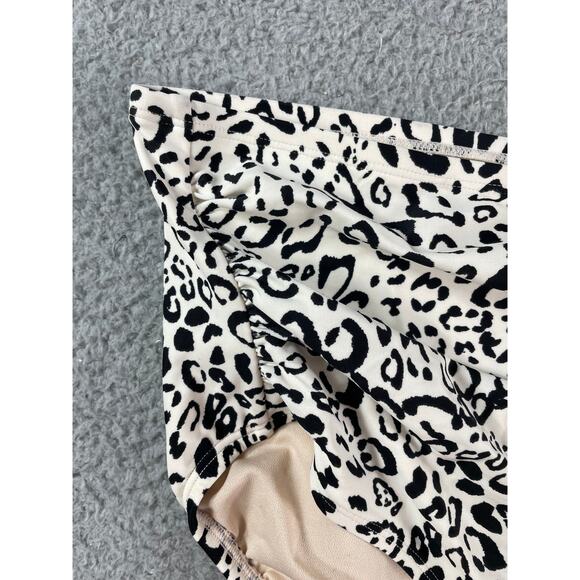 Kona Sol Swim Bottoms Womens 2X Multicolor Animal Print High Waist NWT - Picture 5 of 11